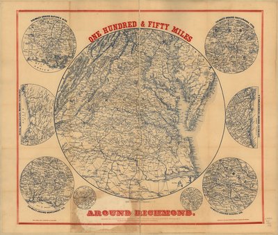 Sto pięćdziesiąt mil wokół Richmond. Wydanie 9. autorstwa Charles Magnus