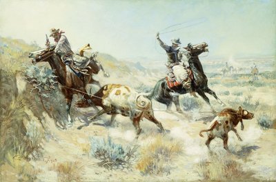 Matka Range, 1908 autorstwa Charles Marion Russell