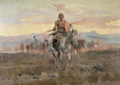 Skradzione Konie autorstwa Charles Marion Russell