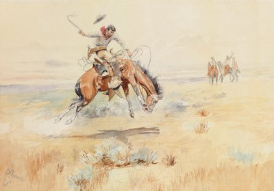 Pogromca Bronco, 1894 autorstwa Charles Marion Russell