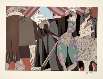 Włoska komedia, od Sports & Entertainment, wyd. 1914 (odbitka szablonowa) autorstwa Charles Martin
