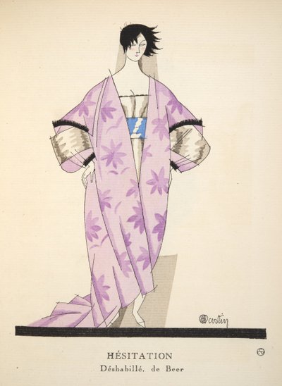 Wahanie z Gazette de Bon Ton, wyd. 1920 (druk szablonowy) autorstwa Charles Martin