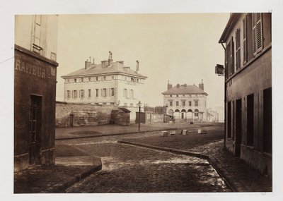 Barriere dItalie, od rue Gerard, Paryż, 1858-78 autorstwa Charles Marville