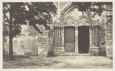 Kościół Villeneuve le Comte, Seine-et-Marne (Kościół Villeneuve le Comte, Seine-et-Marne) autorstwa Charles Marville