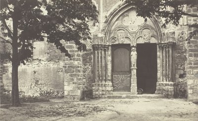 Kościół Villeneuve le Comte, Seine-et-Marne Kościół Villeneuve le Comte, Seine-et-Marne, 1862. autorstwa Charles Marville