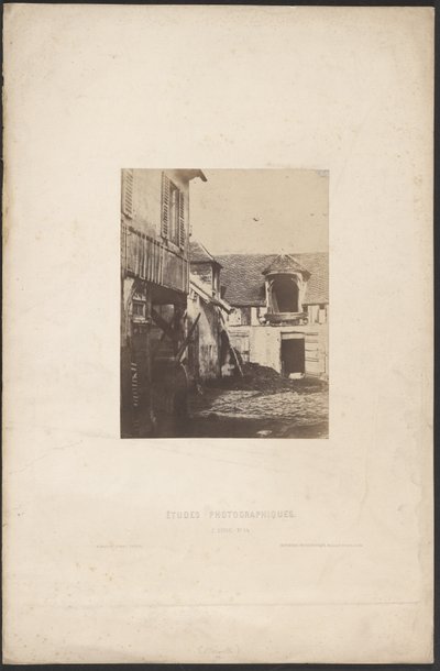 [Cour de ferme] / [Dziedziniec domu wiejskiego] autorstwa Charles Marville