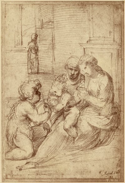 [Reprodukcja rysunku autorstwa Raphaëla]. autorstwa Charles Marville