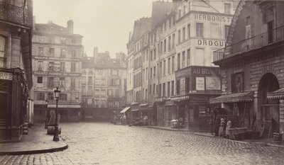 Rue de la Lingerie, Rue Berger, lata 60.-70. autorstwa Charles Marville