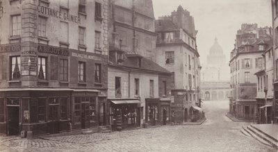 Rue du Haut-Pave Panteon w oddali, 1865-69. autorstwa Charles Marville