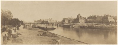 Sekwana od Pont du Carrousel Patrząc w stronę Notre Dame autorstwa Charles Marville