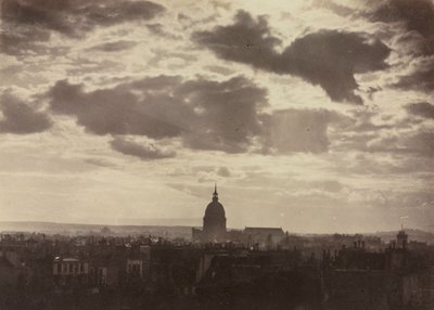 Studium chmur bez tytułu z Les Invalides, 1860. autorstwa Charles Marville