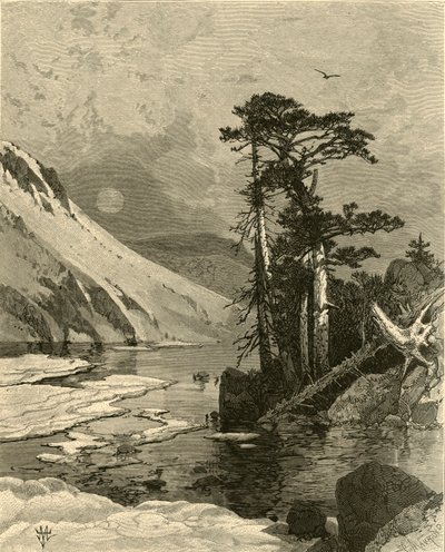 „Frozen Lake, Foot of James