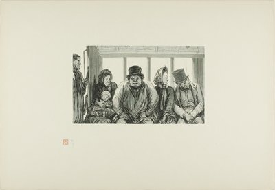 Wnętrze autobusu autorstwa Charles Maurand