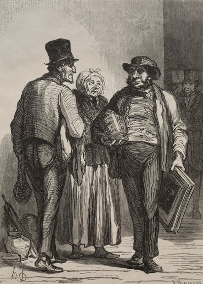 Sala aukcyjna: Kupcy autorstwa Charles Maurand