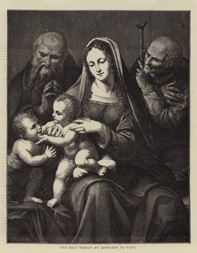 Święta Rodzina — Leonardo da Vinci autorstwa Charles Maurand