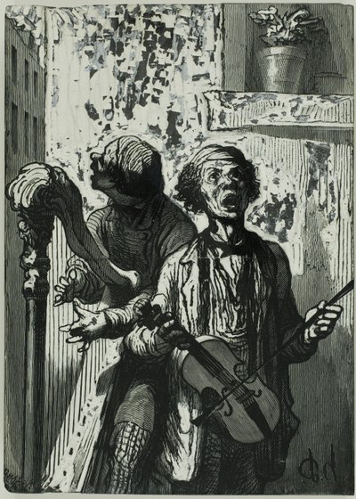 Śpiewacy uliczni autorstwa Charles Maurand