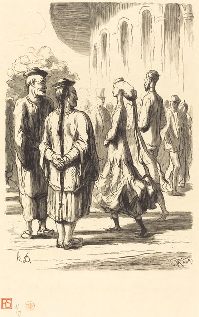World Expo: Które są najbardziej chińskie? autorstwa Charles Maurand after Honoré Daumier