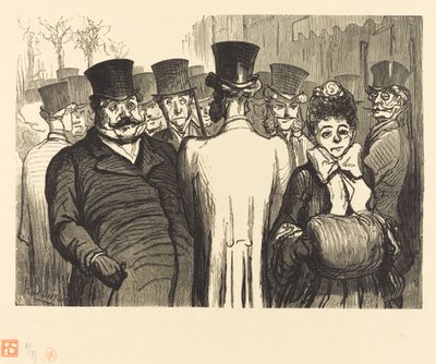 Bulwar Włochów autorstwa Charles Maurand after Honoré Daumier