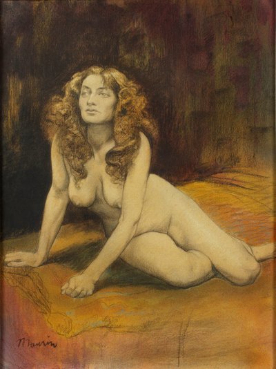 Leżąca naga kobieca, ok. 1930 r. 1895. autorstwa Charles Maurin