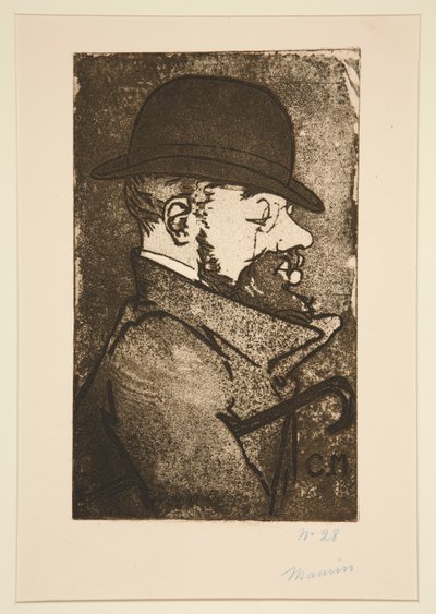 Portret Henri de Toulouse-Lautreca autorstwa Charles Maurin