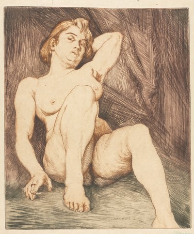 Papieros. autorstwa Charles Maurin