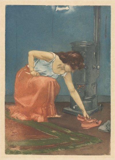 Trzewiki (akwaforta barwna i akwatinta) autorstwa Charles Maurin