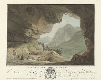Widok na krajobraz z Jaskini Smoka Vue de la Caverne du Dragon dans le Canton d