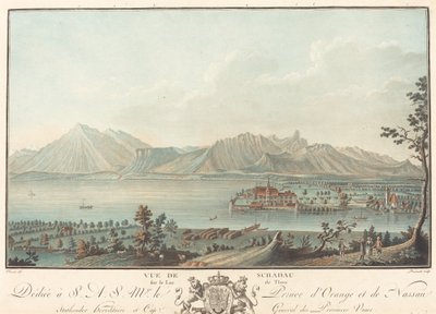 Widok na Schadau. autorstwa Charles Melchior Descourtis