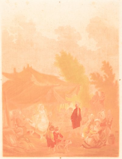 Noce de Village (Wesele na wsi) autorstwa Charles Melchior Descourtis after Nicolas Antoine Taunay