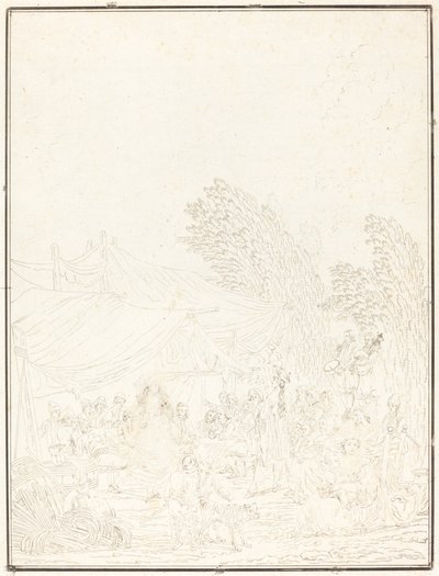 Noce de Village (Wesele na wsi) autorstwa Charles Melchior Descourtis after Nicolas Antoine Taunay