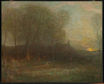 Żniwny księżyc autorstwa Charles Melville Dewey