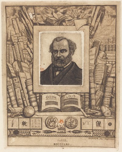 Armand Guéraud autorstwa Charles Meryon