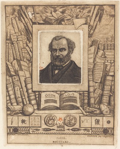 Armand Gueraud autorstwa Charles Meryon