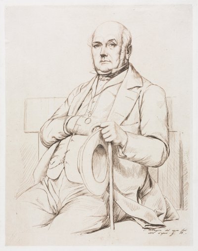 Casimir le Conte, według Boulangera, 1856. autorstwa Charles Meryon