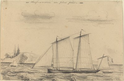Łowca przypływów z bliska autorstwa Charles Meryon