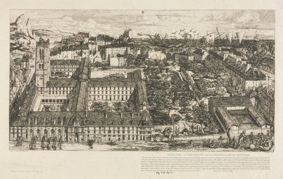 Kolegium Henryka IV, 1863-1864. autorstwa Charles Meryon