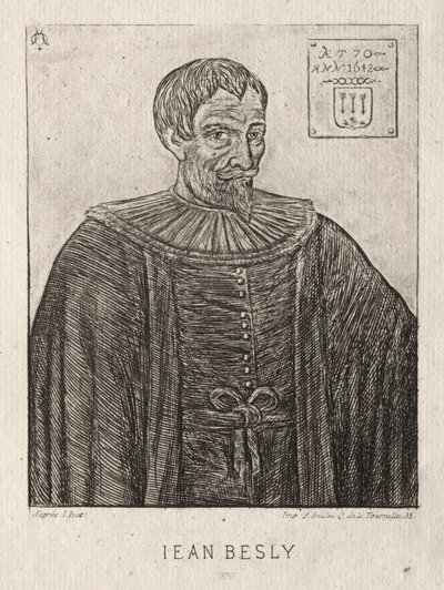 Jean Besly autorstwa Charles Meryon