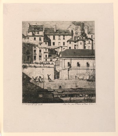 Kostnica autorstwa Charles Meryon
