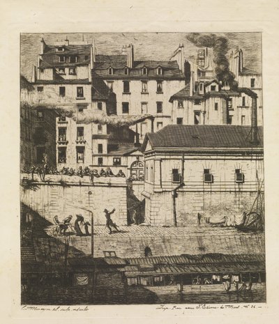 Kostnica autorstwa Charles Meryon