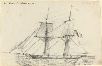 La Panne autorstwa Charles Meryon