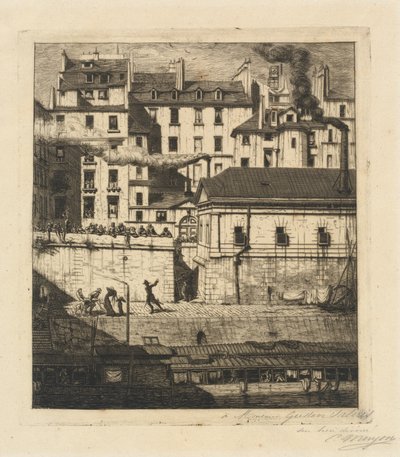 La kostnica, Paryż (kostnica) autorstwa Charles Meryon