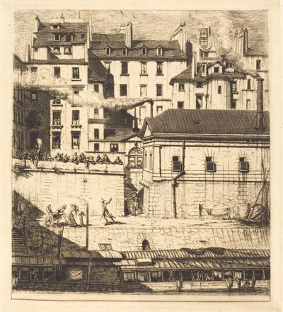 La kostnica, Paryż (kostnica) autorstwa Charles Meryon