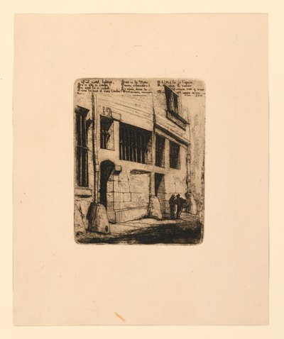 Ulica złych chłopców autorstwa Charles Meryon
