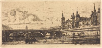 Pont-au-Change, Paryż autorstwa Charles Meryon