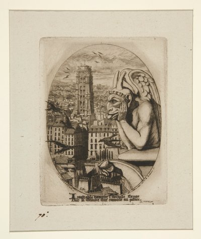 Le Stryge (Wampir) autorstwa Charles Meryon