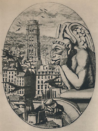 Le Stryge 8. stan 6 34 x 5 18 cali, 1853, 1927 autorstwa Charles Meryon