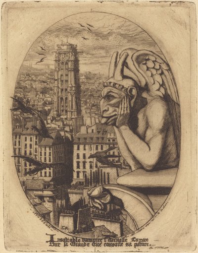 Le Stroge (Wampir) autorstwa Charles Meryon