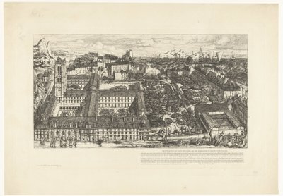 Liceum Henryka IV w Paryżu Collège Henri IV lub Lycée Napoléon (tytuł na obiekcie) autorstwa Charles Meryon