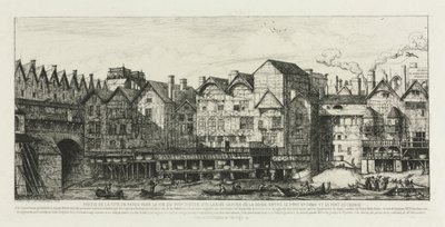 Część miasta Paryża pod koniec XVII wieku, 1861. autorstwa Charles Meryon