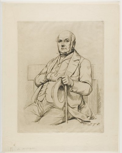 Portret Kazimierza Bajki autorstwa Charles Meryon